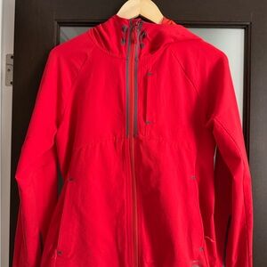 REI Red Hooded Jacket - S